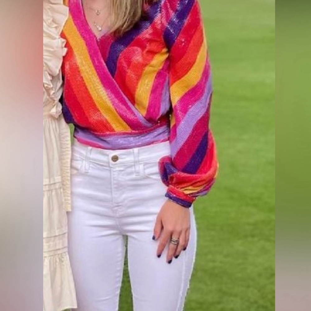Olivia Rubin Kendall Sequin Blouse